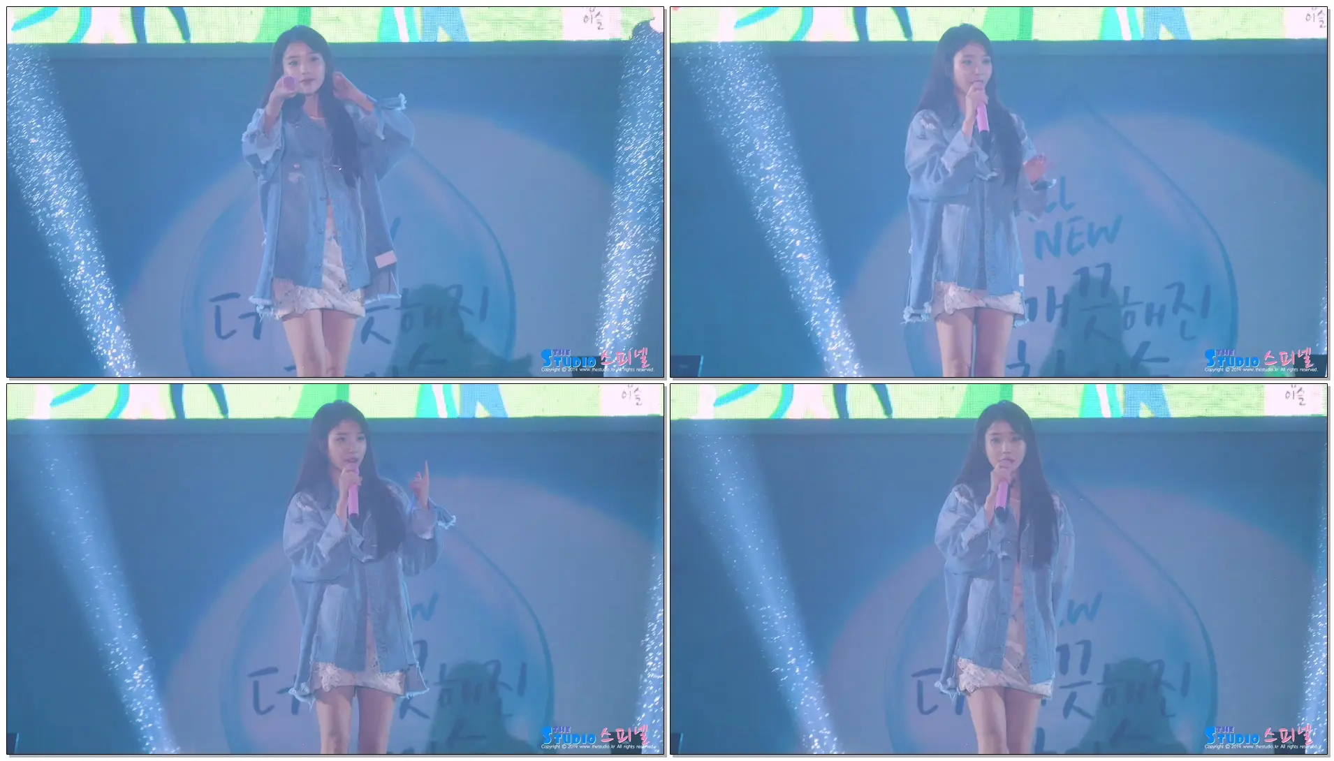 180512 준비한 MR 없다는 아이유 직캠 (이슬라이브 페스티벌) by Spinel