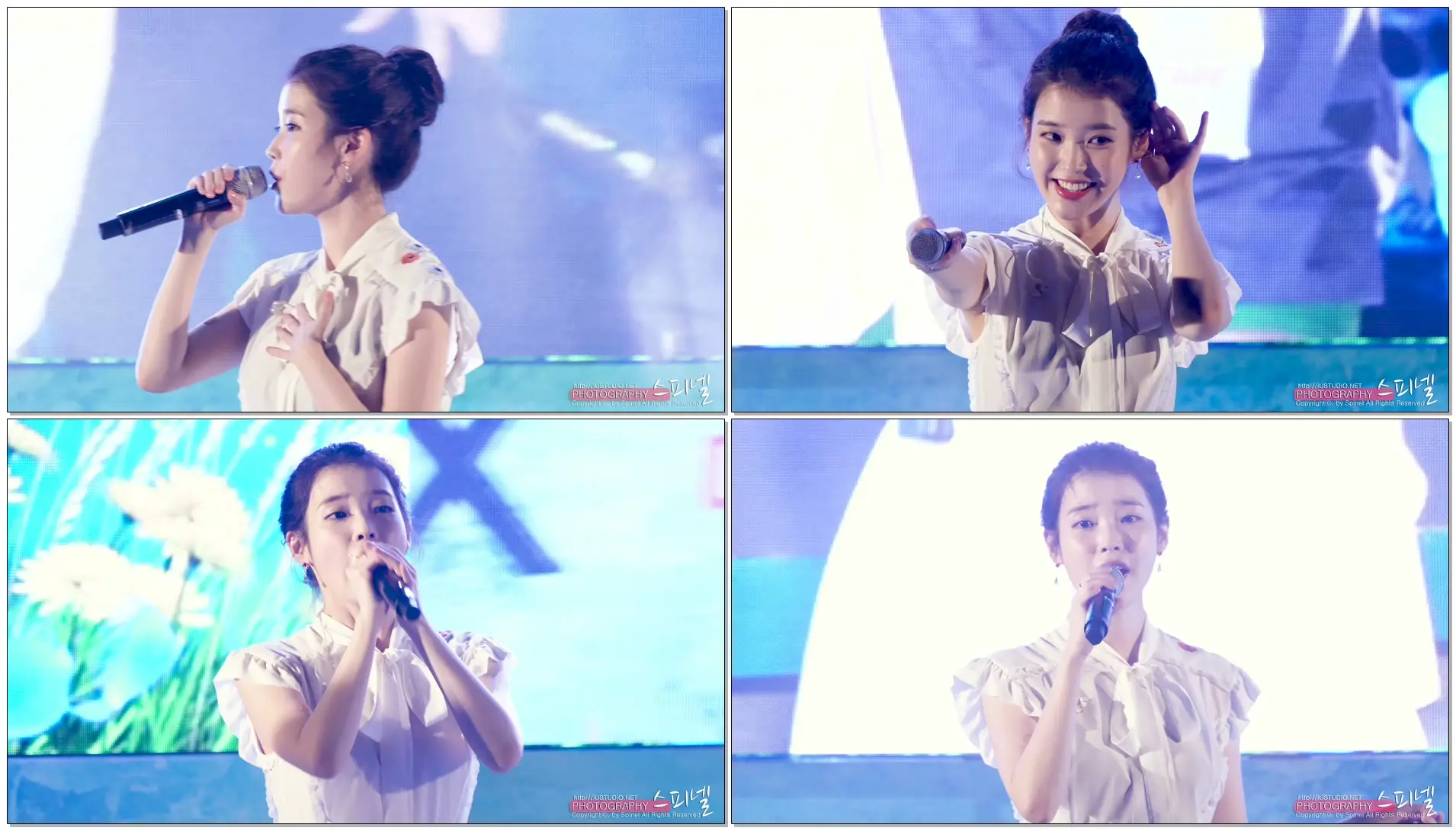 180803 아이유 IU 푸르던 The shower 4K 직캠 @ 해운대 하이트 by Spinel