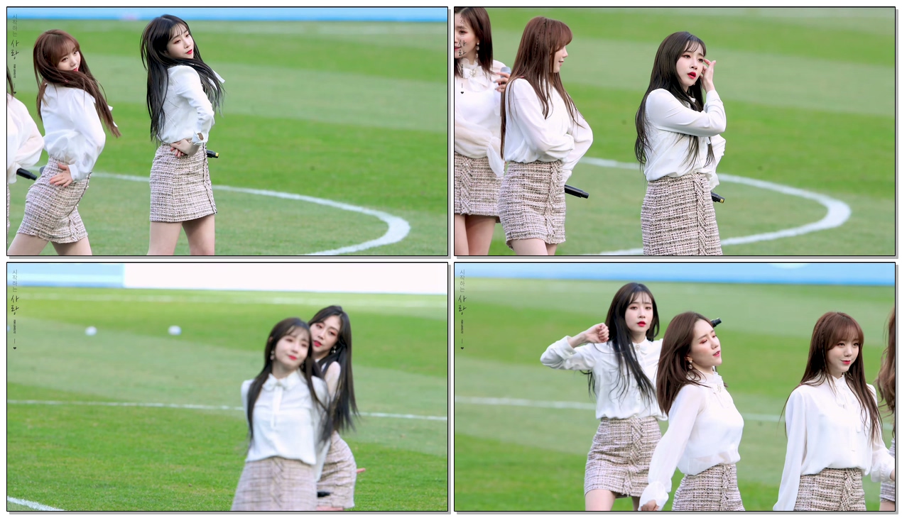 190309 러블리즈 대구 FC 개막전 축하공연 아츄 유지애 직캠 Lovelyz Yoojiae Ah-Choo Fancam