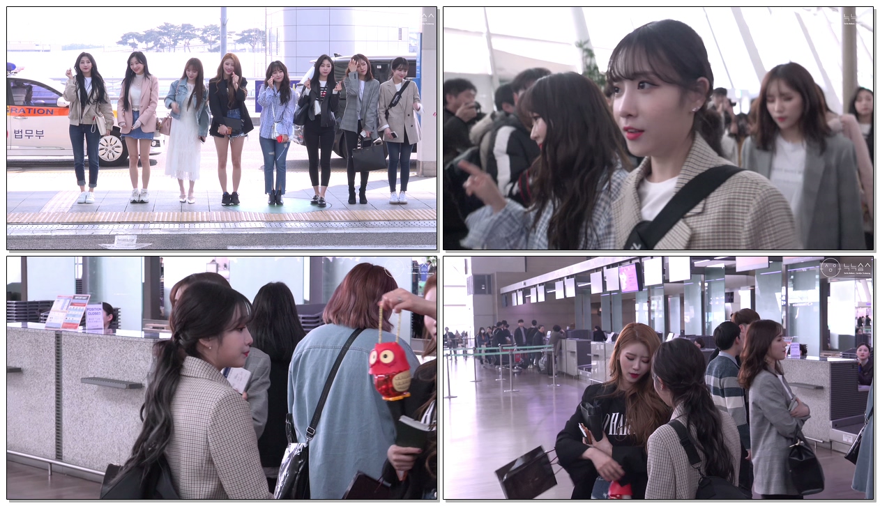 190316 러블리즈(Lovelyz) 출국 직캠(Fancam) @인천국제공항(Incheon Airport)