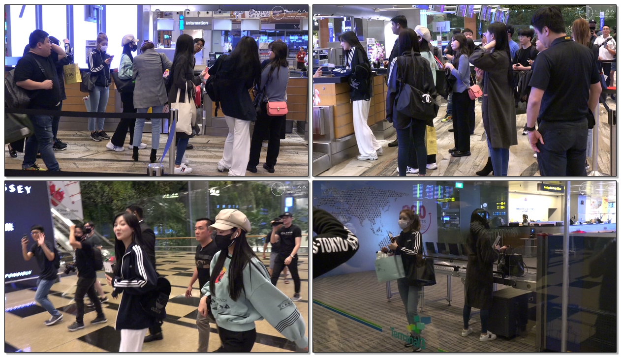 190319 러블리즈(Lovelyz) 출국 직캠(Fancam) @창이국제공항(Changi Airport)