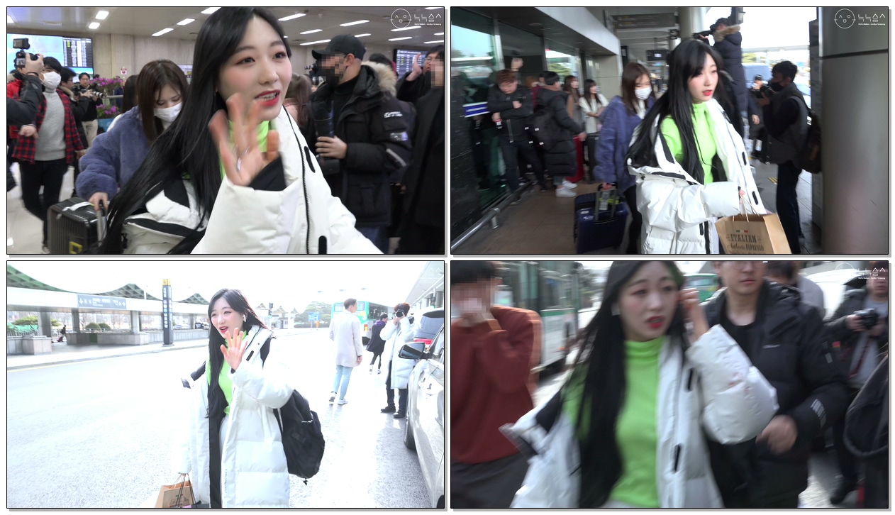 190205 러블리즈(Lovelyz) 입국 직캠(Fancam) @김포국제공항(Gimpo Airport)