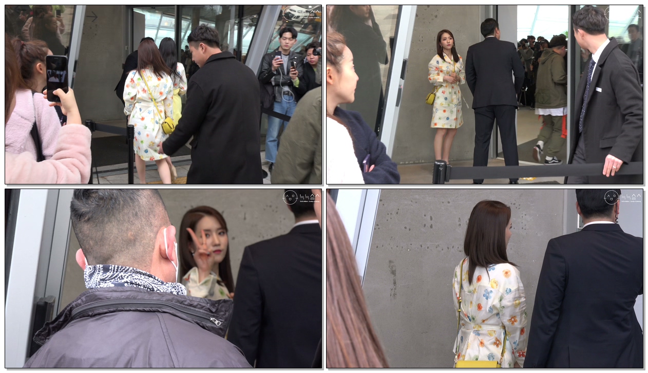 190321 #러블리즈(#Lovelyz) #서지수(SeoJisoo) #Jin(#박명은) 출근 직캠(Fancam) @서울패션위크 블리다