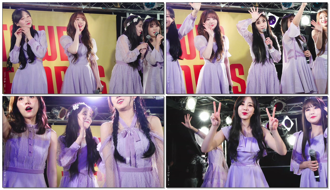 190203 Lovelyz 일본프로모션 타워레코드2부 엔딩 유지애 서지수 포커스 직캠 ending Yoojiae Seojisoo Fancam