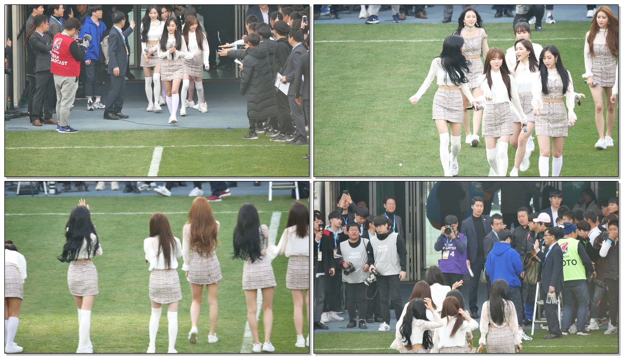 190309 러블리즈(Lovelyz) 대구 FC 공연 등장, 퇴장 4K 직캠 Fancam by Happiness