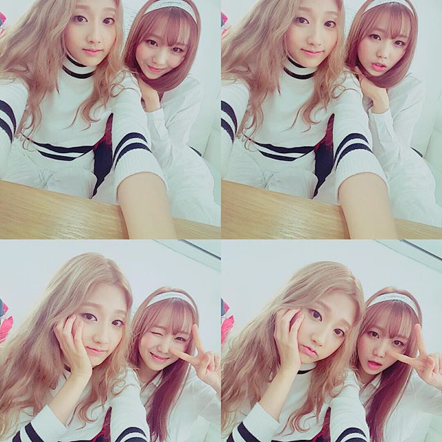 러블리즈 151215 인스타그램 - 내일 쇼챔에서 만나요!