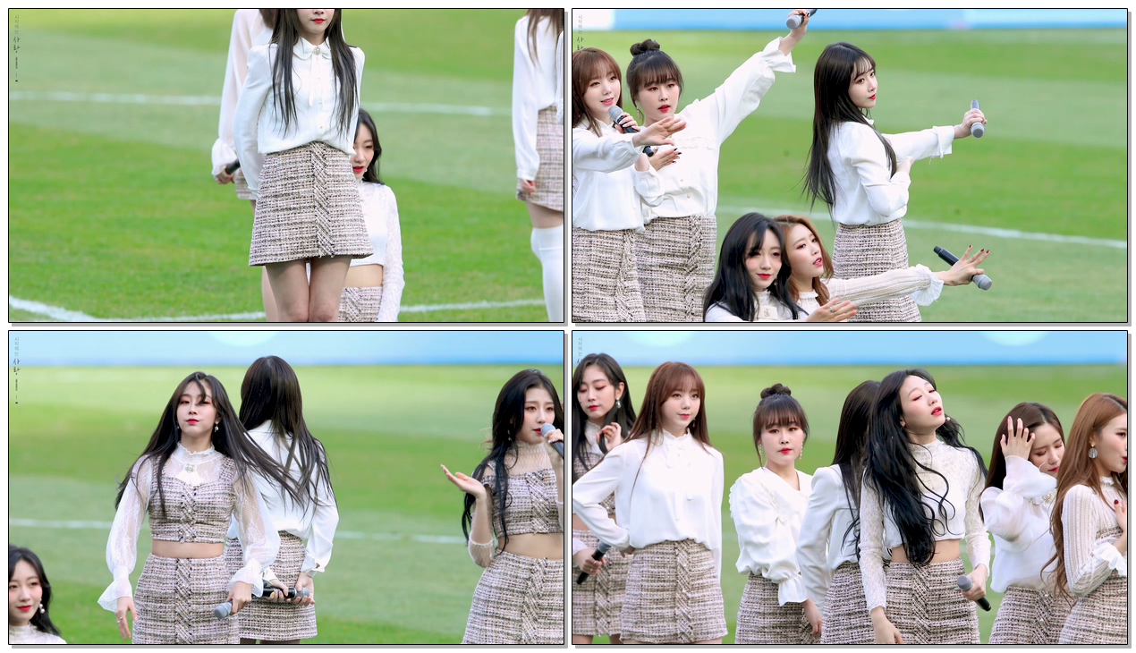 190309 러블리즈 대구 FC 개막전 축하공연 그날의너 유지애 직캠 Lovelyz Yoojiae That day Fancam