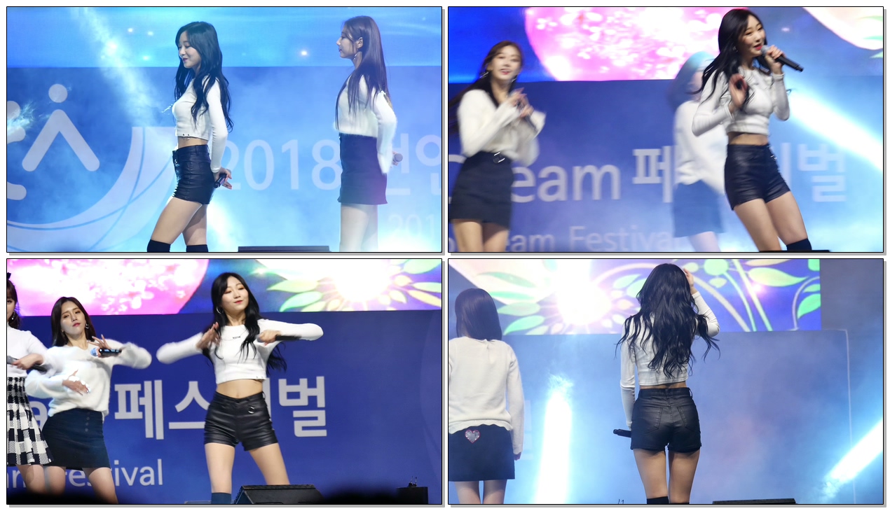 181117 러블리즈(Lovelyz) 종소리 (Twinkle) (류수정) @ 천안 삼거리4K 직캠 Fancam by Happiness