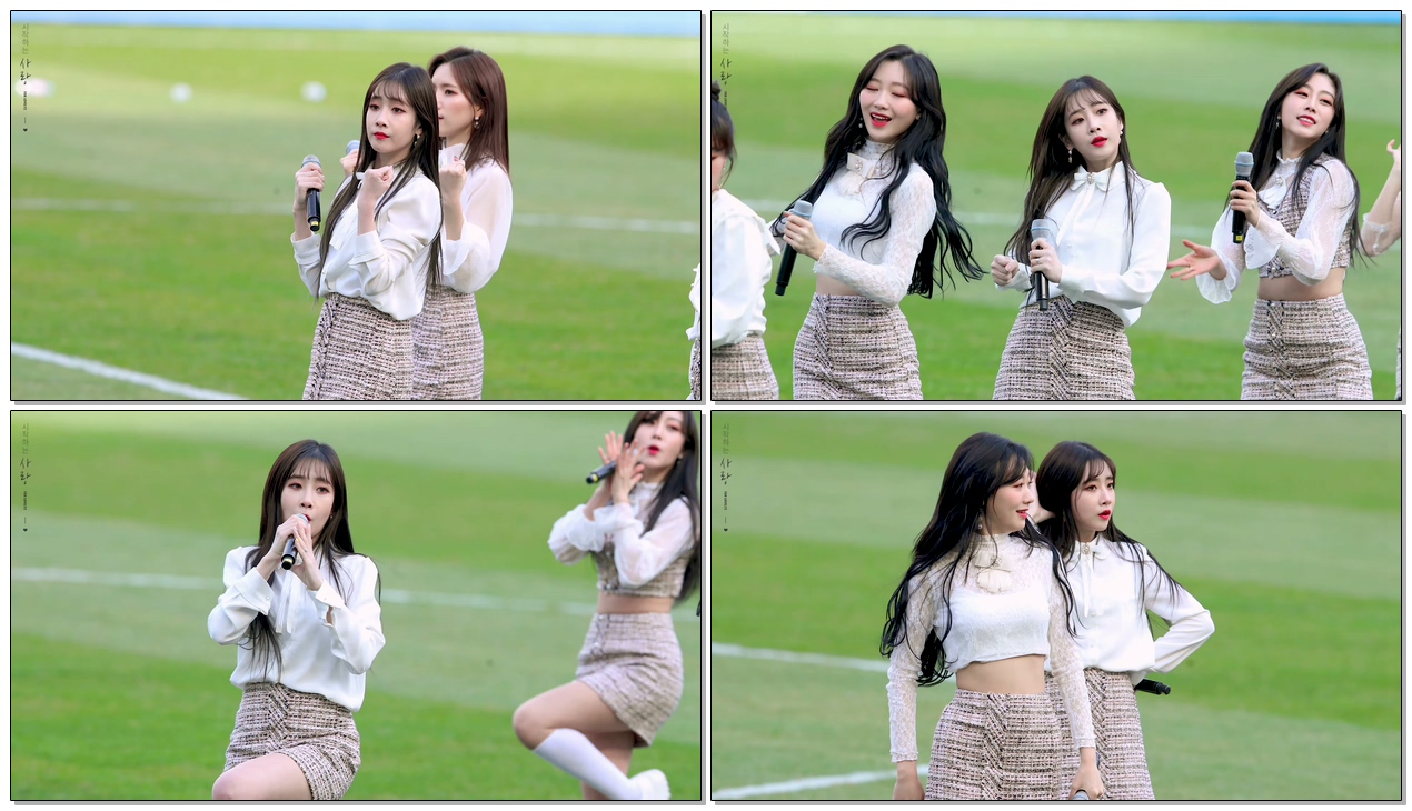 190309 러블리즈 대구 FC 개막전 축하공연 안녕 유지애 직캠 Lovelyz Yoojiae Hi~ Fancam