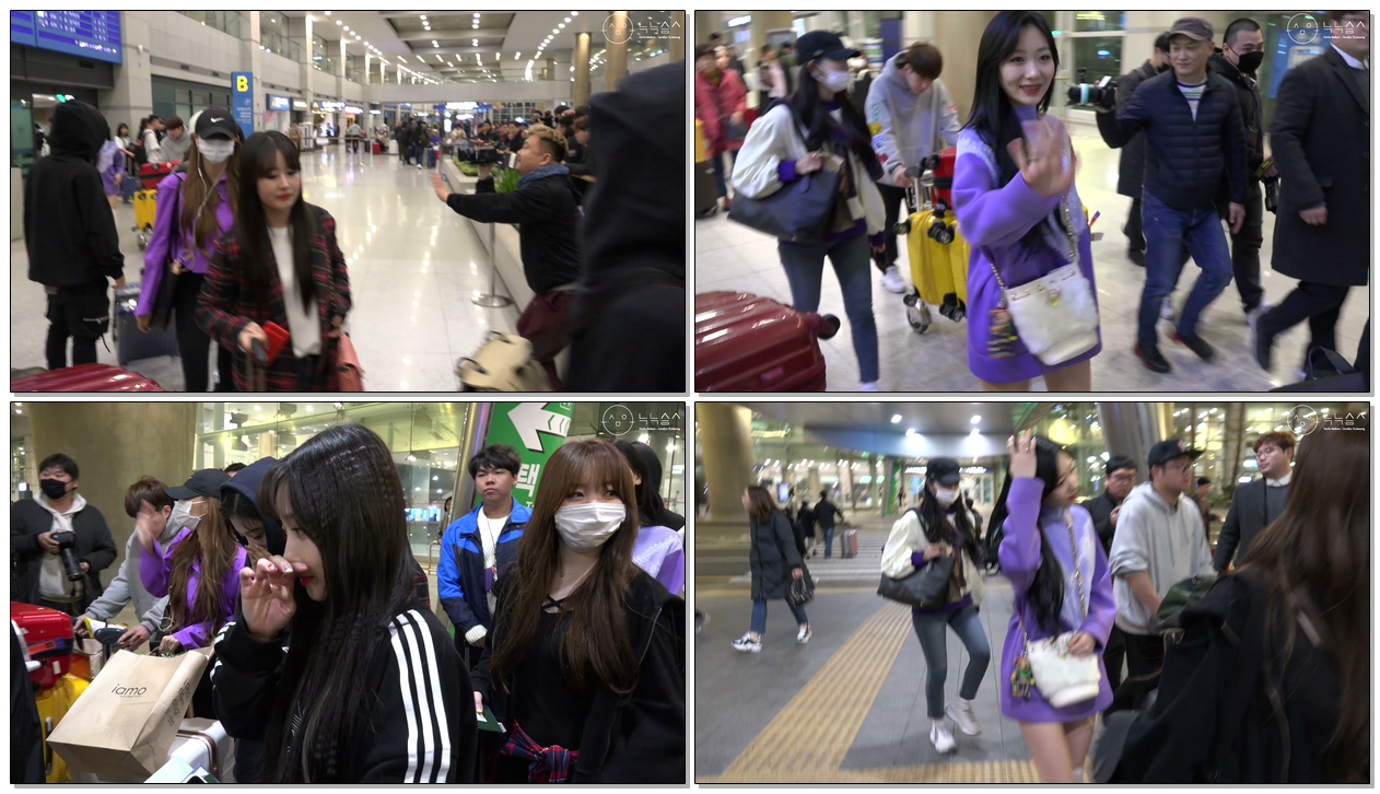 190325 러블리즈(Lovelyz) 입국 직캠(Fancam) @인천국제공항(Incheon Airport)