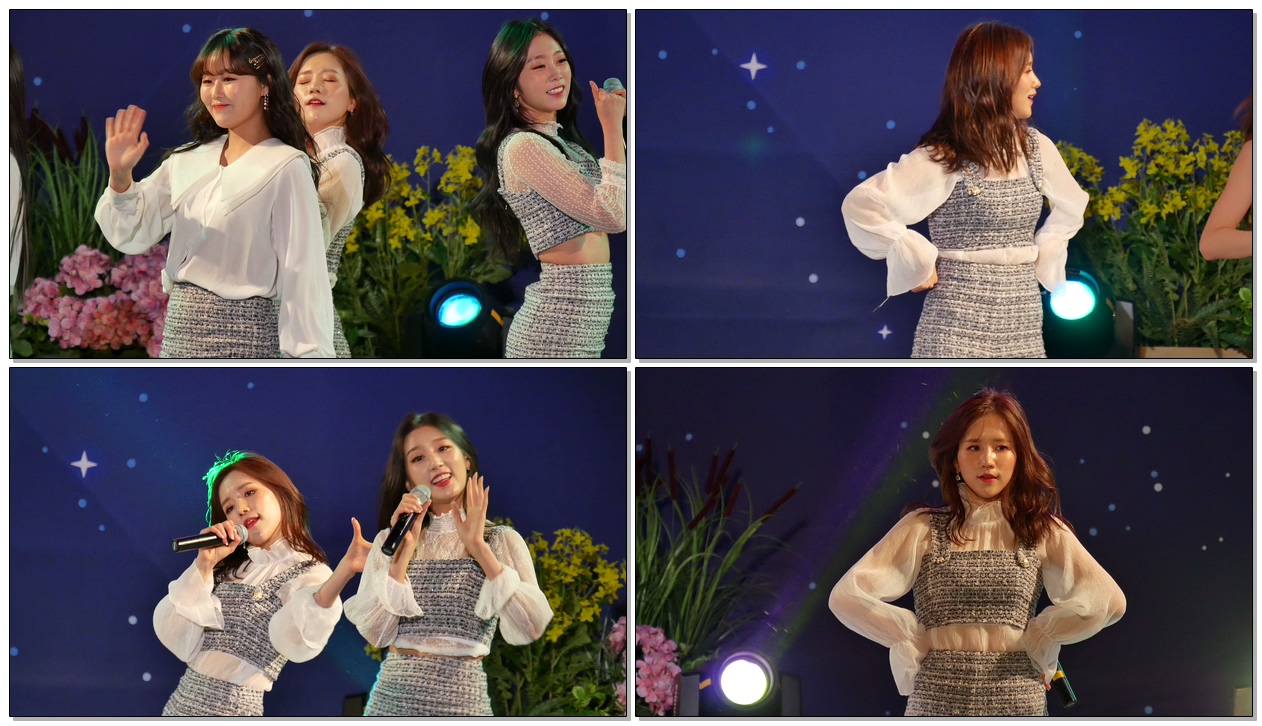 190406 #Lovelyz(#러블리즈) _ Hi~ (안녕) (JIN #박명은) @ 경북도민체전 전야제 경산