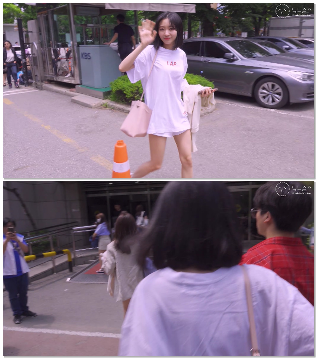 190614 #러블리즈(#Lovelyz) #류수정(#RyuSujeong) 중간 출근길 #직캠(#Fancam) @뮤직뱅크(Music Bank)