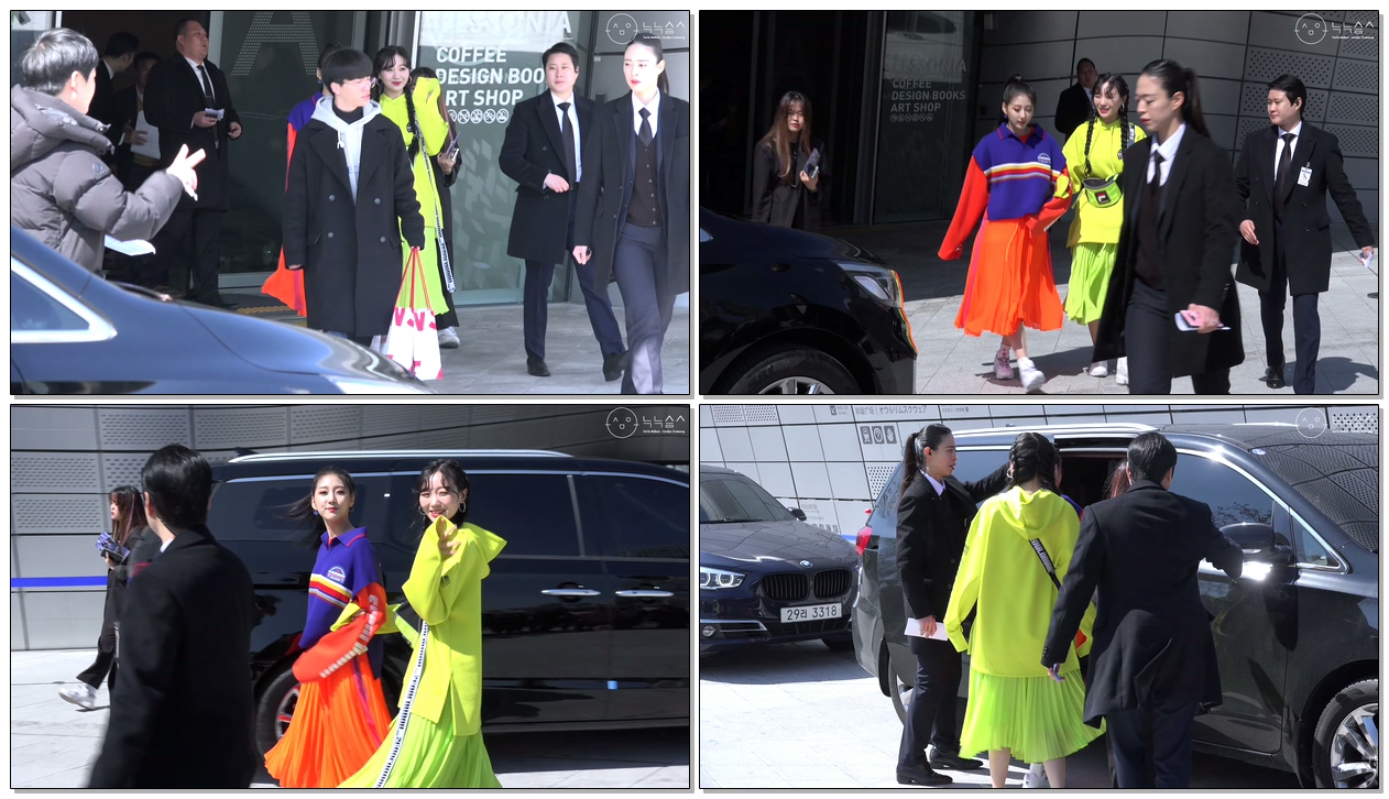 190322 #러블리즈(#Lovelyz) #류수정(RyuSujeong) #정예인(JeongYein) 퇴근 직캠(Fancam) @서울패션위크 디앤티도트