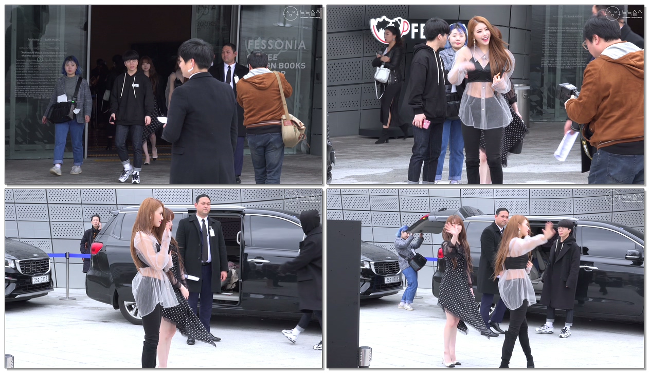 190321 #러블리즈#(Lovelyz) #이미주(LeeMijoo) Kei(케이) 퇴근 직캠(Fancam) @서울패션위크 더 갱