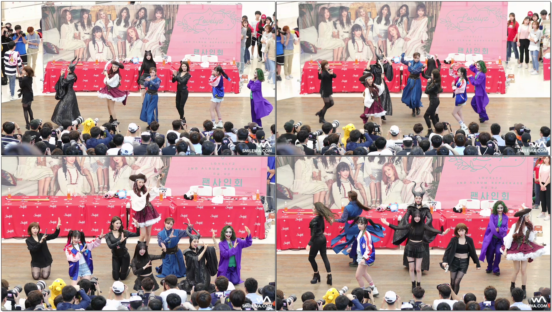 170604 러블리즈 1위 공약 코스프레 '지금, 우리' 4K 직캠 @코엑스 팬사인회 4K Fancam by -wA-
