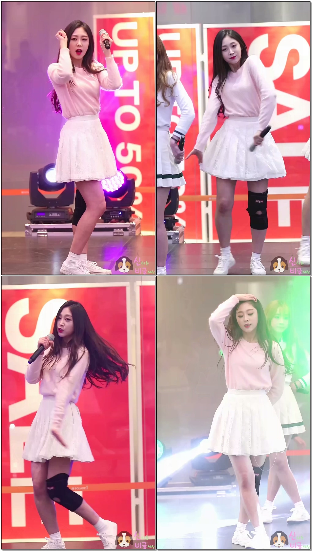 161217 러블리즈 (Lovelyz) 지수 - 안녕 (Hi~) @ 크리스마스 스페셜 콘서트 By 신비글