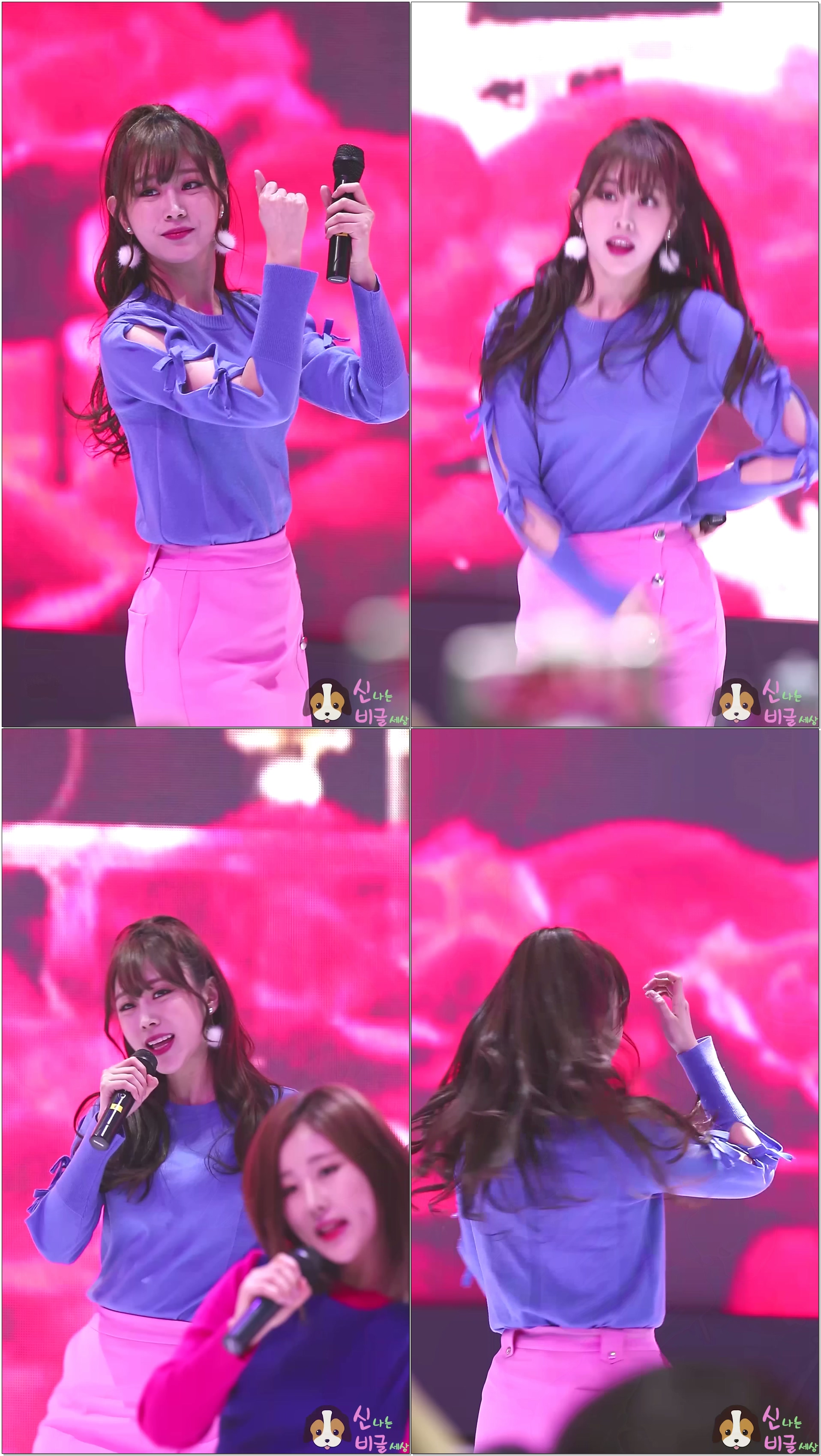 170409 러블리즈 (Lovelyz) 지수 - 안녕 (Hi~) @ 2017서울모터쇼 By 신비글