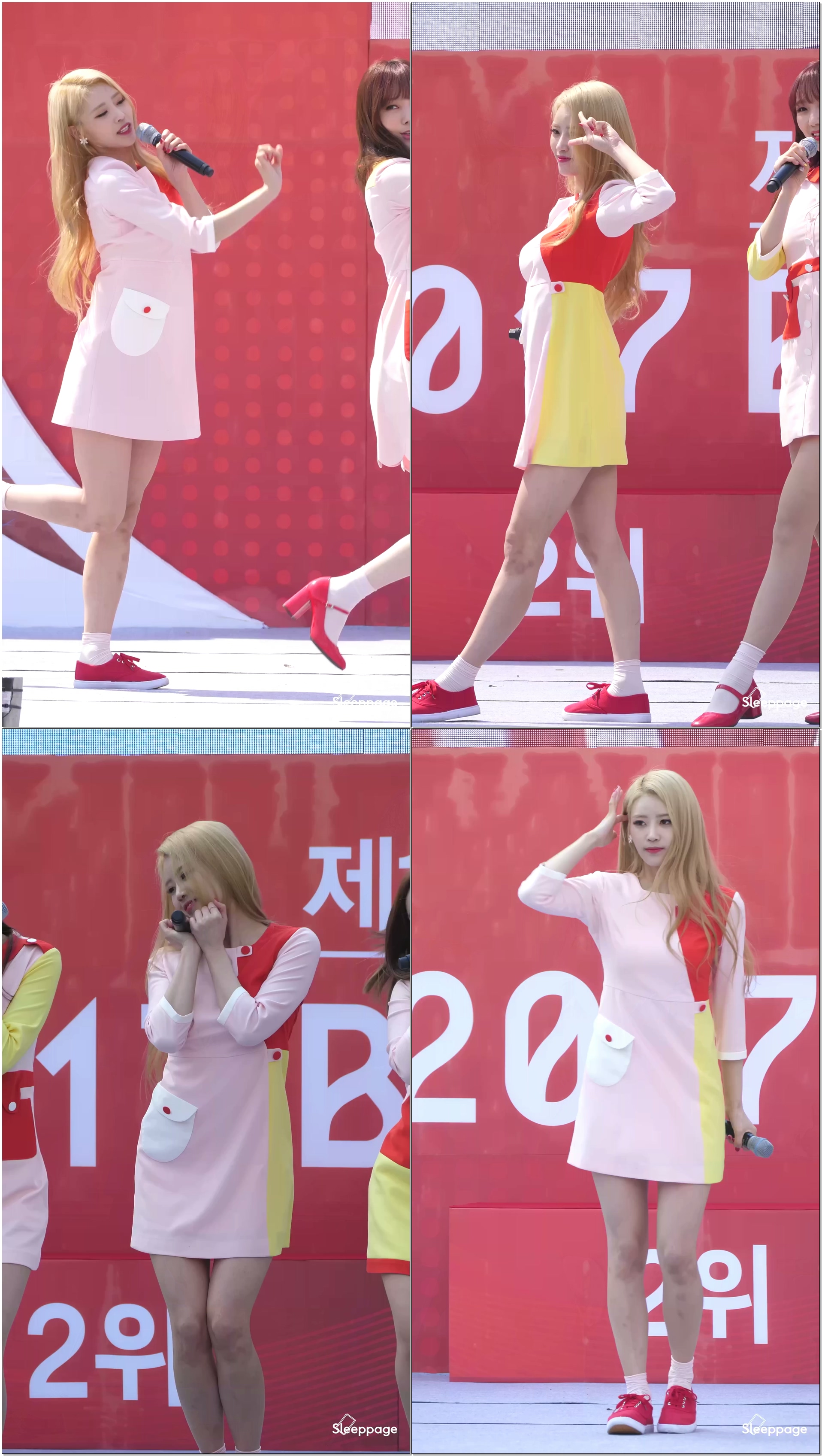 170401 러블리즈 Lovelyz 와우 WOW 미주 MIJOO @ BULLS RACE By Sleeppage