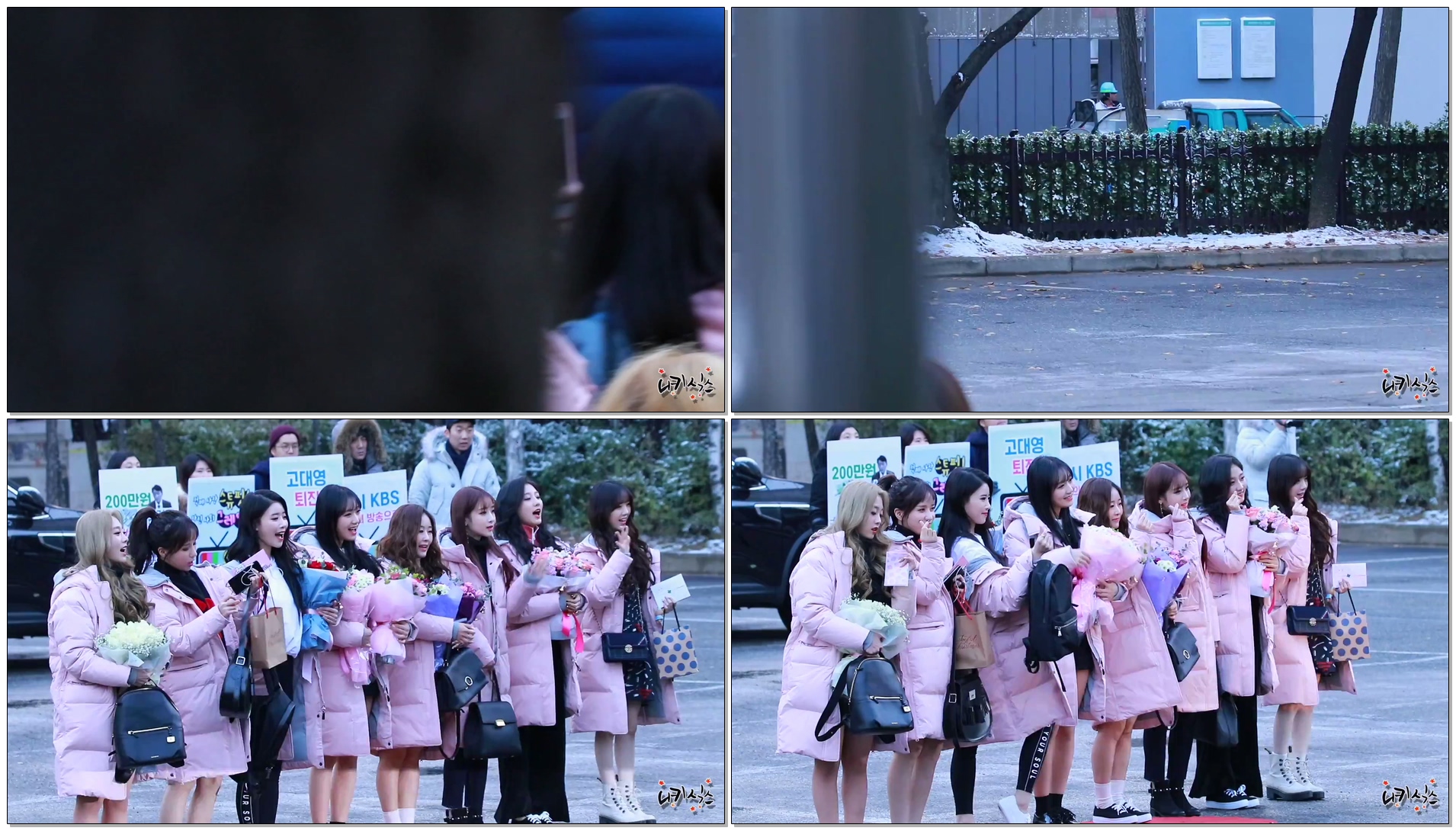 171124 러블리즈(Lovelyz) 뮤직뱅크 908회 출근길 직캠(Fancam) by 니키식스