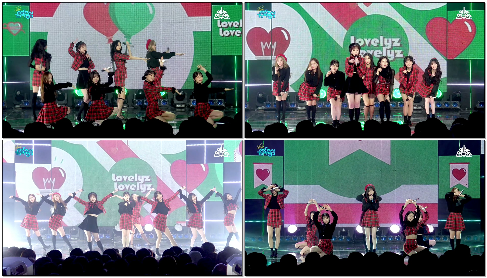 [예능연구소 직캠] 러블리즈 삼각형 @쇼!음악중심_20180106 Triangle Lovelyz in 4K