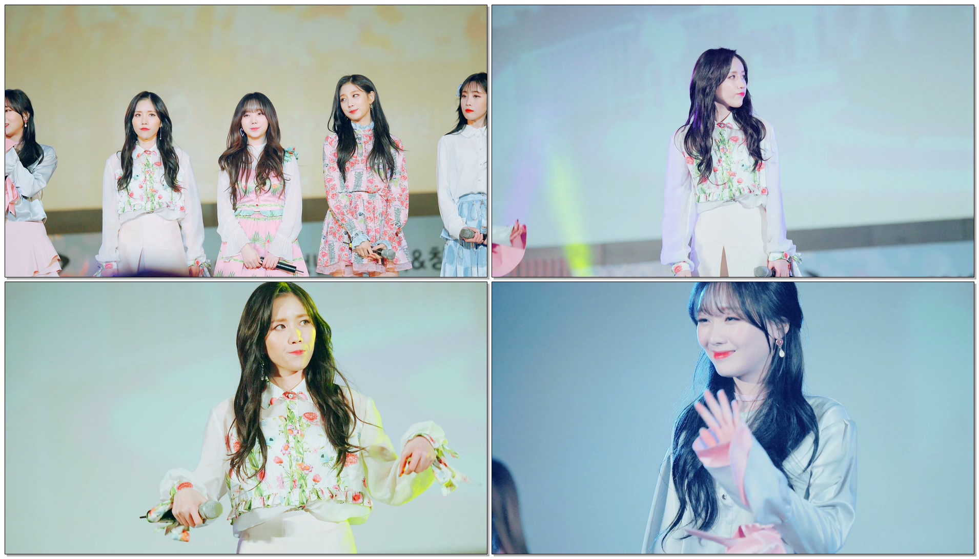 러블리즈(Lovelyz) - Talk + (FALLIN)폴린(명은이 수정이 포커스) @180331 부산 영화의전당 [4k Fancam/직캠]