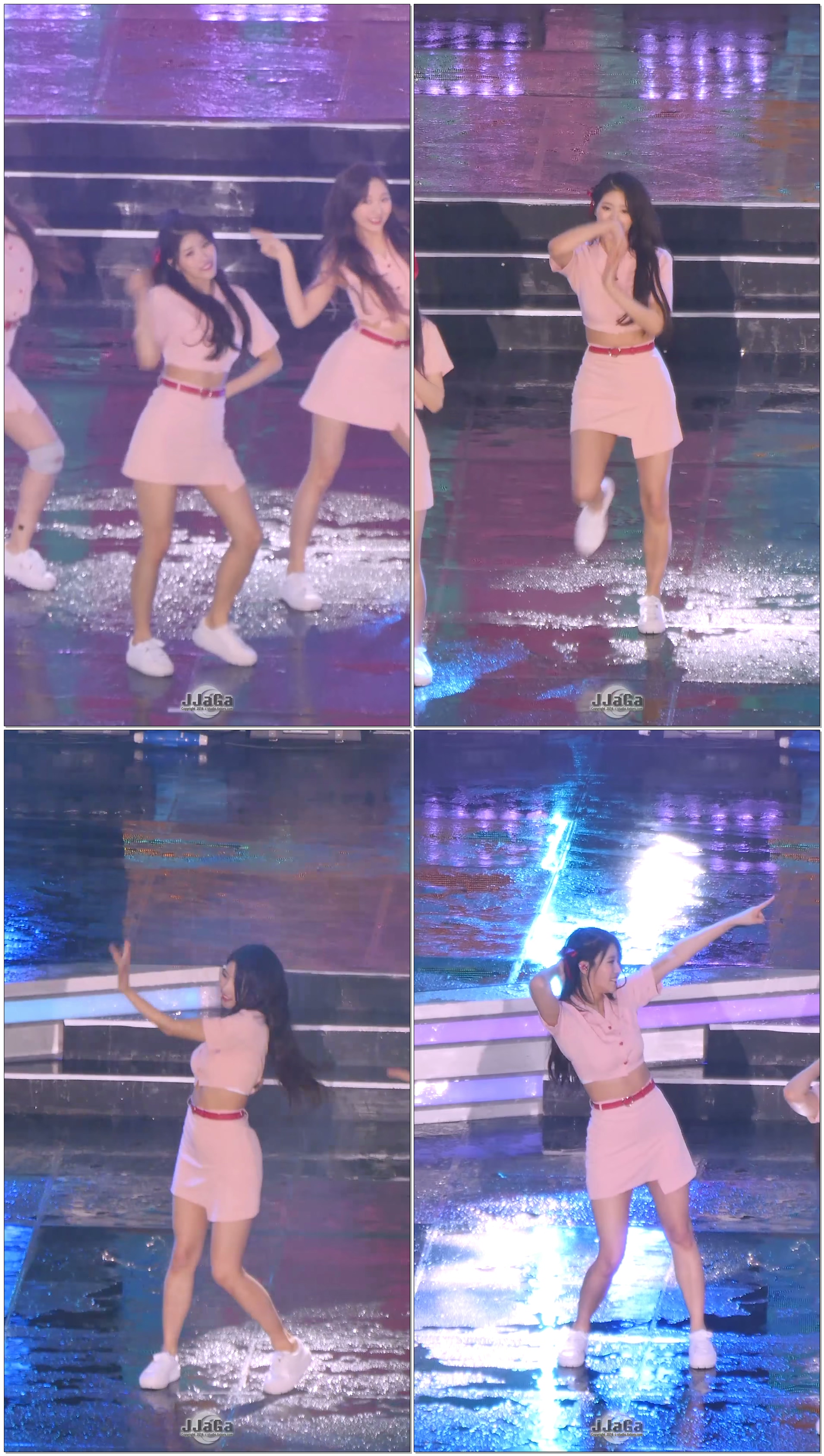 180512 러블리즈 이미주 직캠 (Lovelyz Miju) -'힘내(소녀시대)' (Fancam) By.JJaGa !2018 드림콘서트 @상암 월드컵 경기장