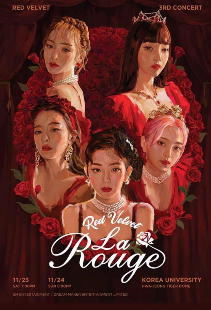 레드벨벳 3rd 콘서트 포스터