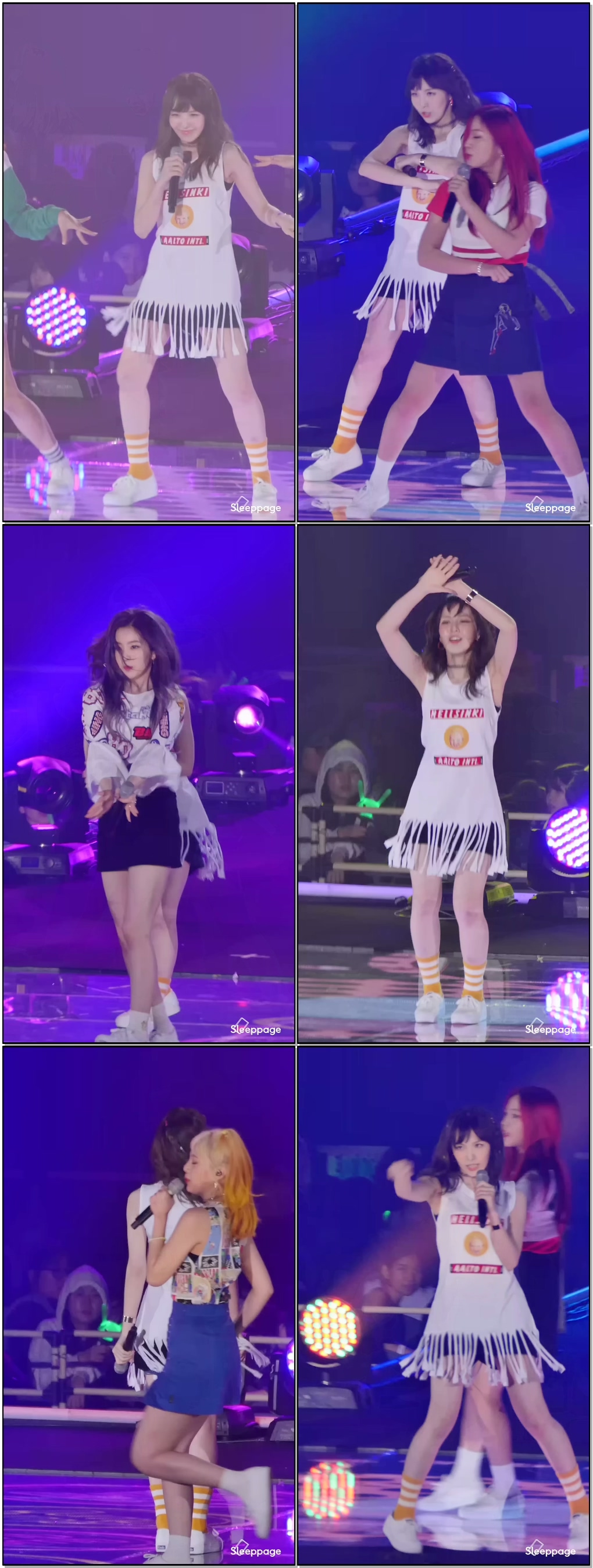 [직캠/FANCAM] 160907 레드벨벳 (RED VELVET) 덤덤 ( DUMB DUMB ) [웬디] @ 평창 G-500 by Sleeppage