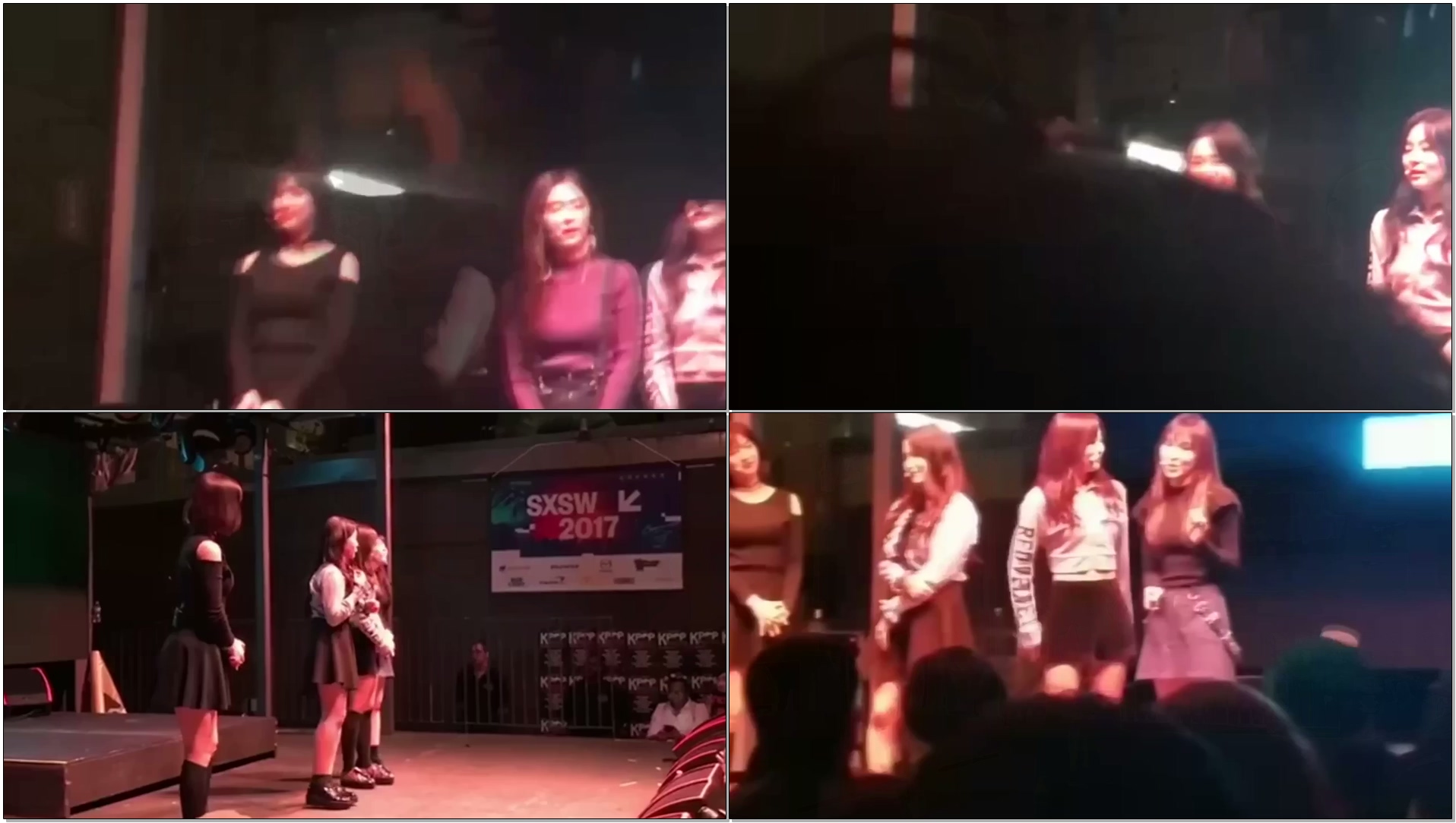 170317 SXSW 2017 Kpop Night Out - Red Velvet 레드벨벳 Ment/Talk