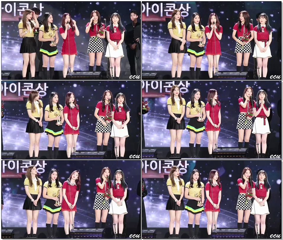 170114 #레드벨벳 #RedVelvet 쎄시 아시아 아이콘상 수상 소감 / 골든디스크 직캠 #fancam by ecu