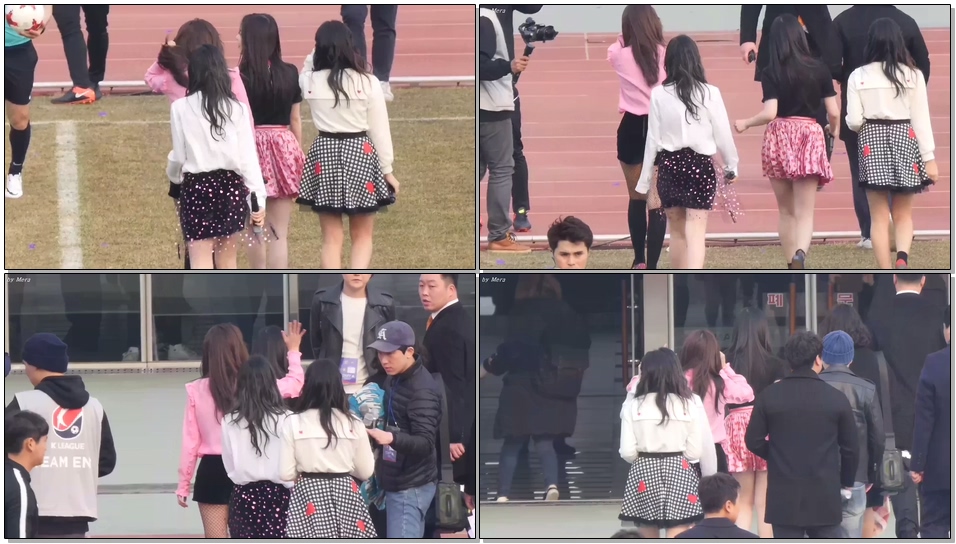 170305 레드벨벳 (Red Velvet) 무대후 퇴장 [전체] 직캠 Fancam (2017 FC안양 홈개막전) by Mera