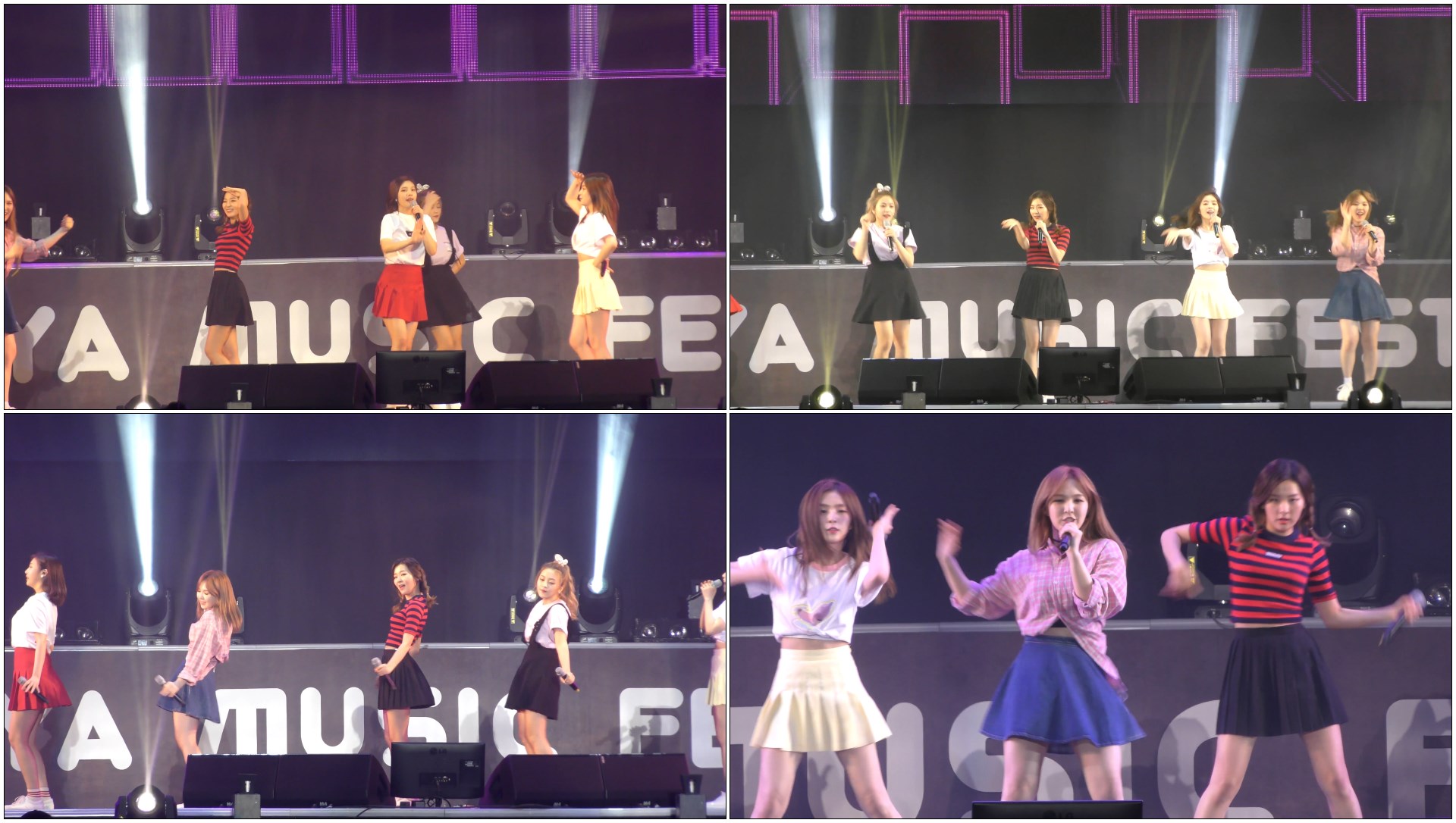 160521 Red Velvet 레드벨벳_행복(Happiness)　/EDIYA music festival 2016/직캠(Fancam)