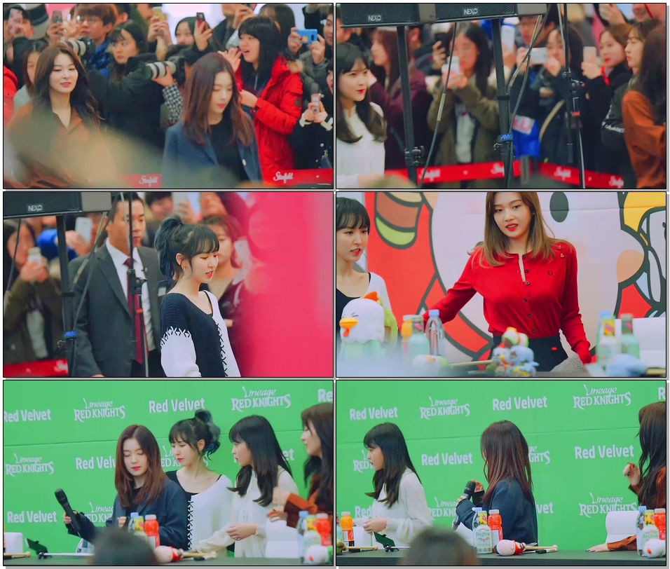 [4k Fancam/직캠]170113 Red Velvet (레드벨벳) 팬싸인회입장 Slow @코엑스 라이브 플라자