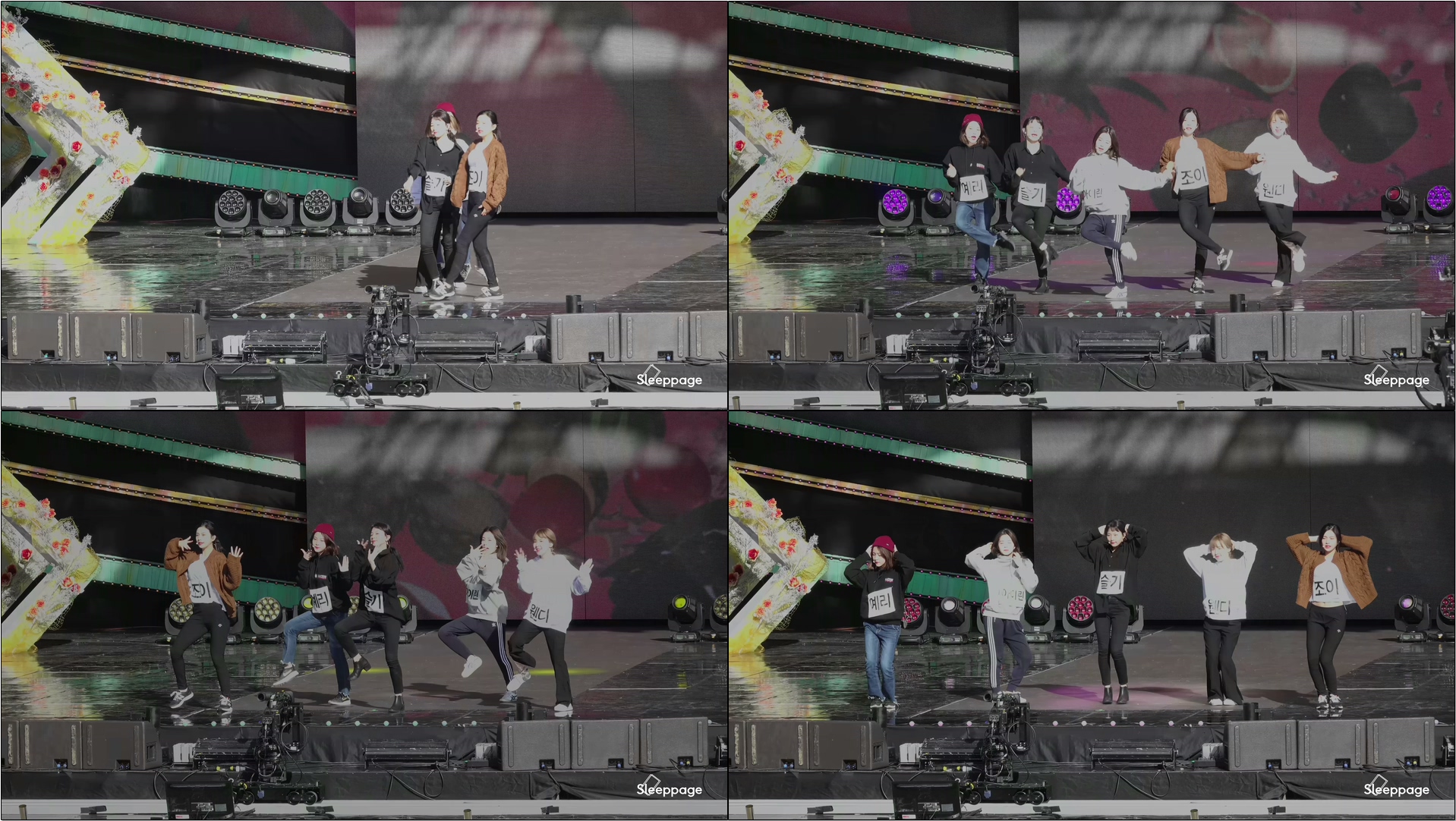 171028 레드벨벳 REDVELVET 빨간맛 RED FLAVOR 리허설 Rehearsal @ 평창뮤직페스타 By Sleeppage