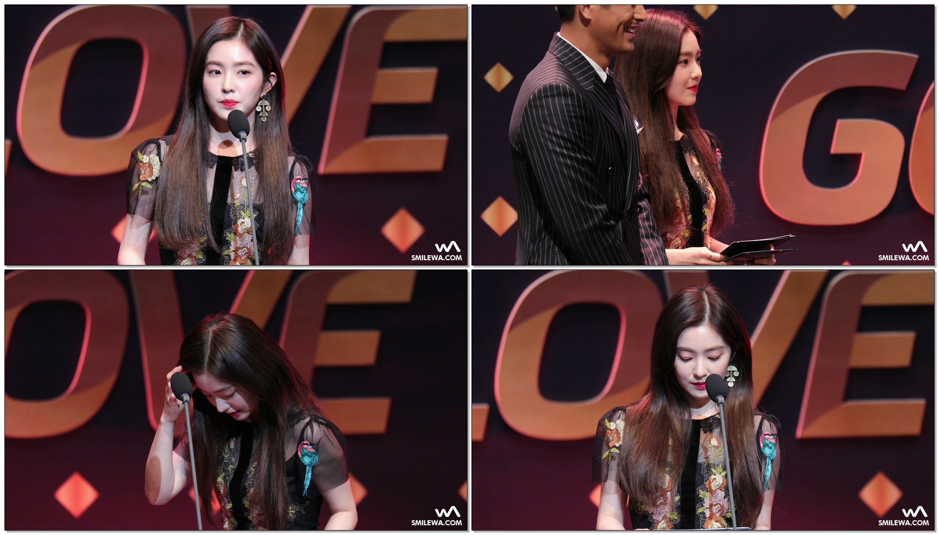 171213 레드벨벳 아이린 시상 4K 직캠 (Full) @골든글러브 시상식 4K Fancam by -wA-