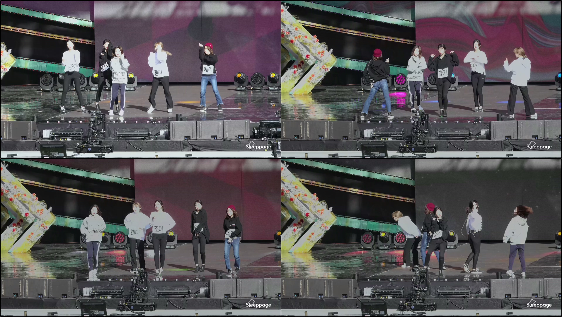 171028 레드벨벳 REDVELVET 루키 ROOKIE 리허설 Rehearsal 조이JOY @ 평창뮤직페스타 By Sleeppage