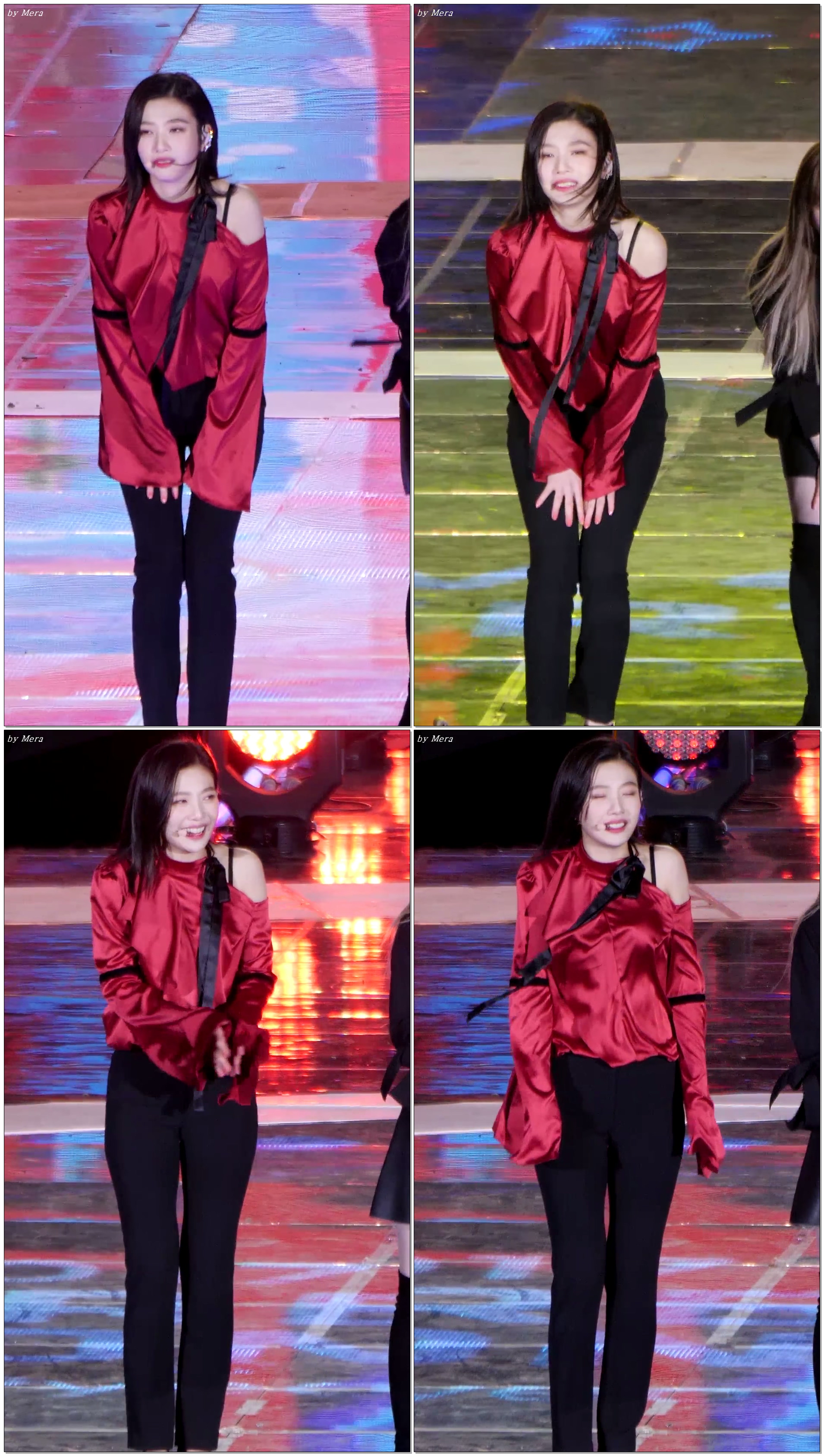 171104 레드벨벳 (Red Velvet) 빨간 맛 (Red Flavor) 2배속 Ver. [조이] Joy 직캠 Fancam (2017 평창드림콘서트) by Mera
