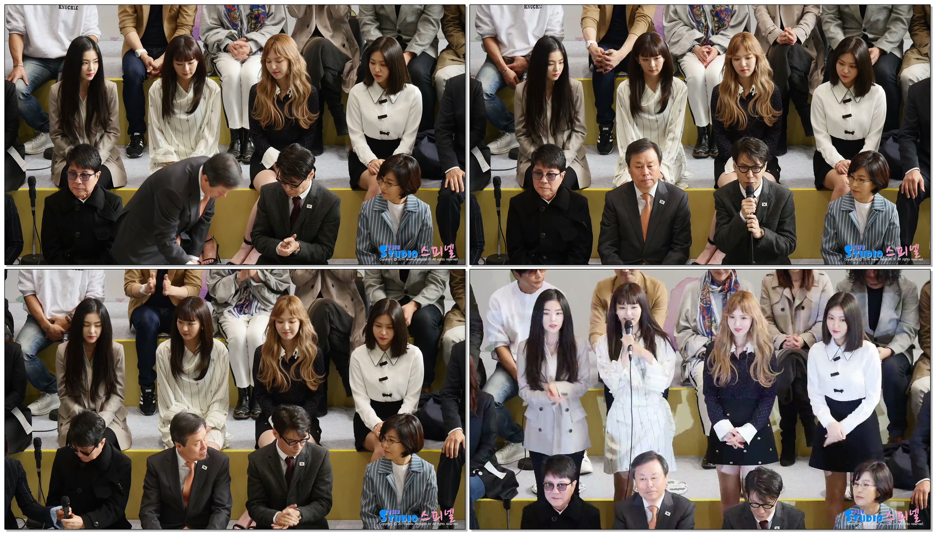 180331 남측예술단 평양 공연 출발 4K 레드벨벳 인터뷰 직캠 Red Velvet fancam by Spinel