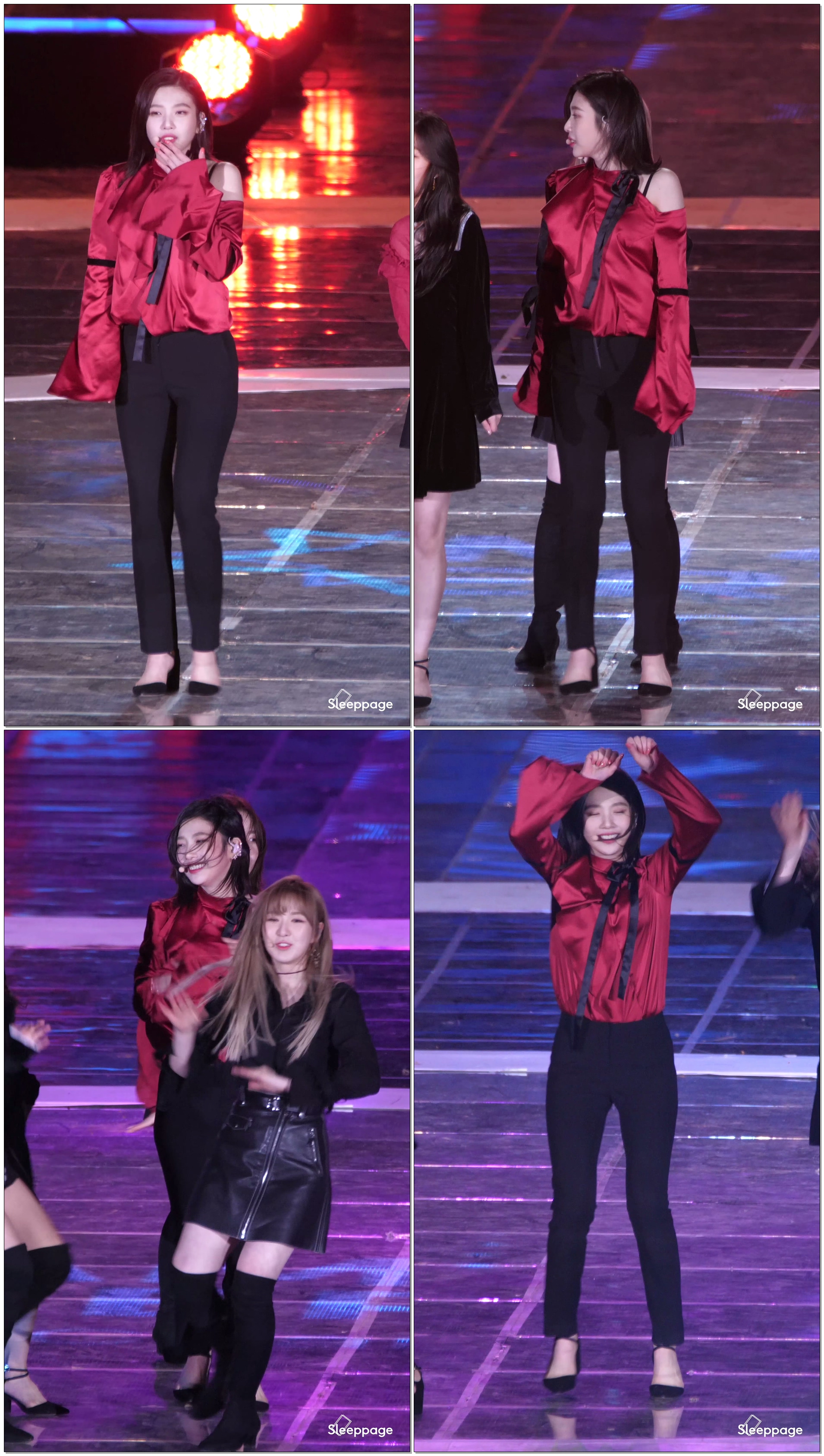 171104 레드벨벳 Redvelvet 빨간맛 2배속 Red flavor 2x speed 조이 Joy @ 드림콘서트 in 평창 By Sleeppage