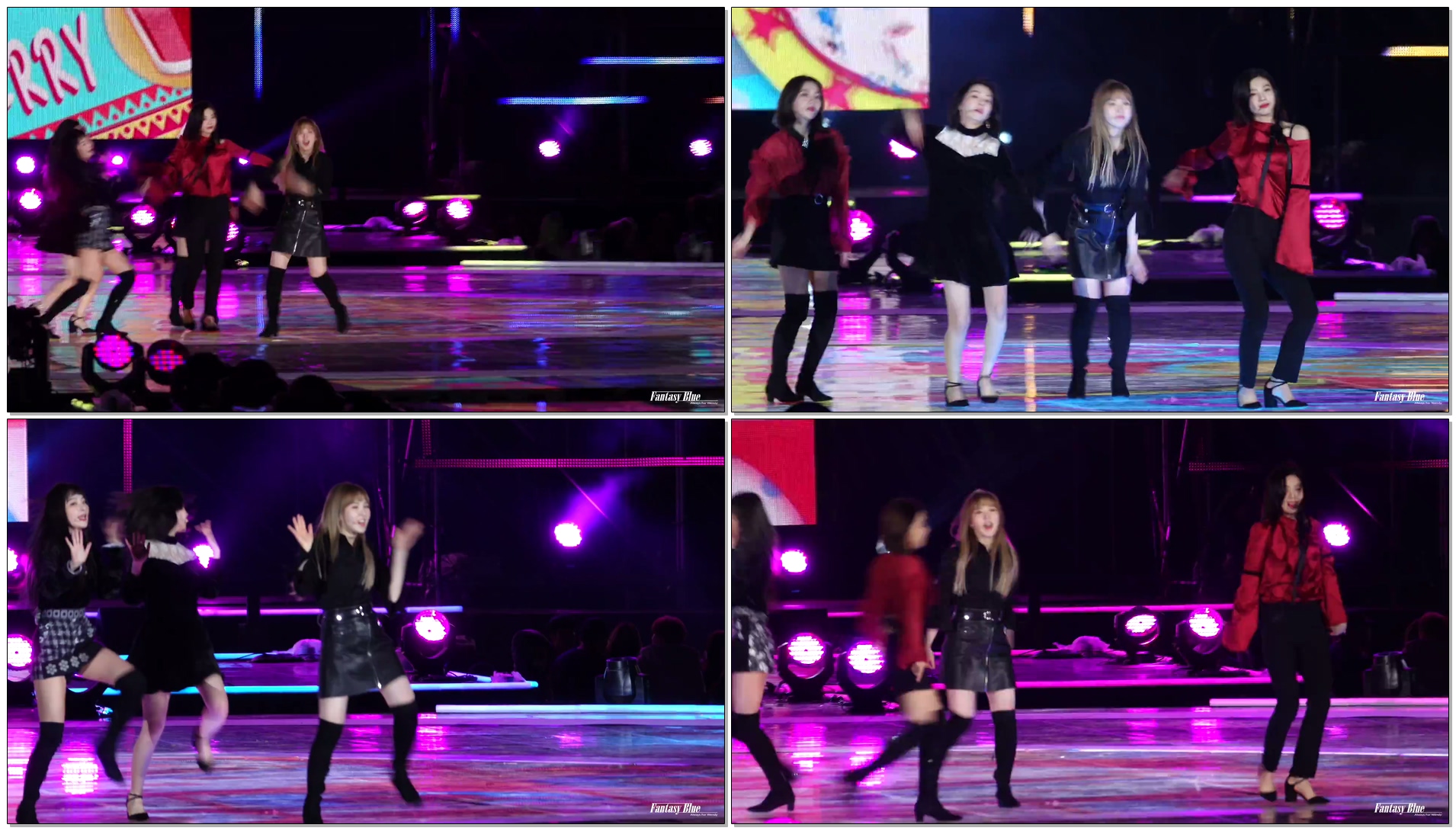 [Fancam/Red Velvet/Wendy]171104 평창드림콘서트 빨간맛 (Red Flavor)