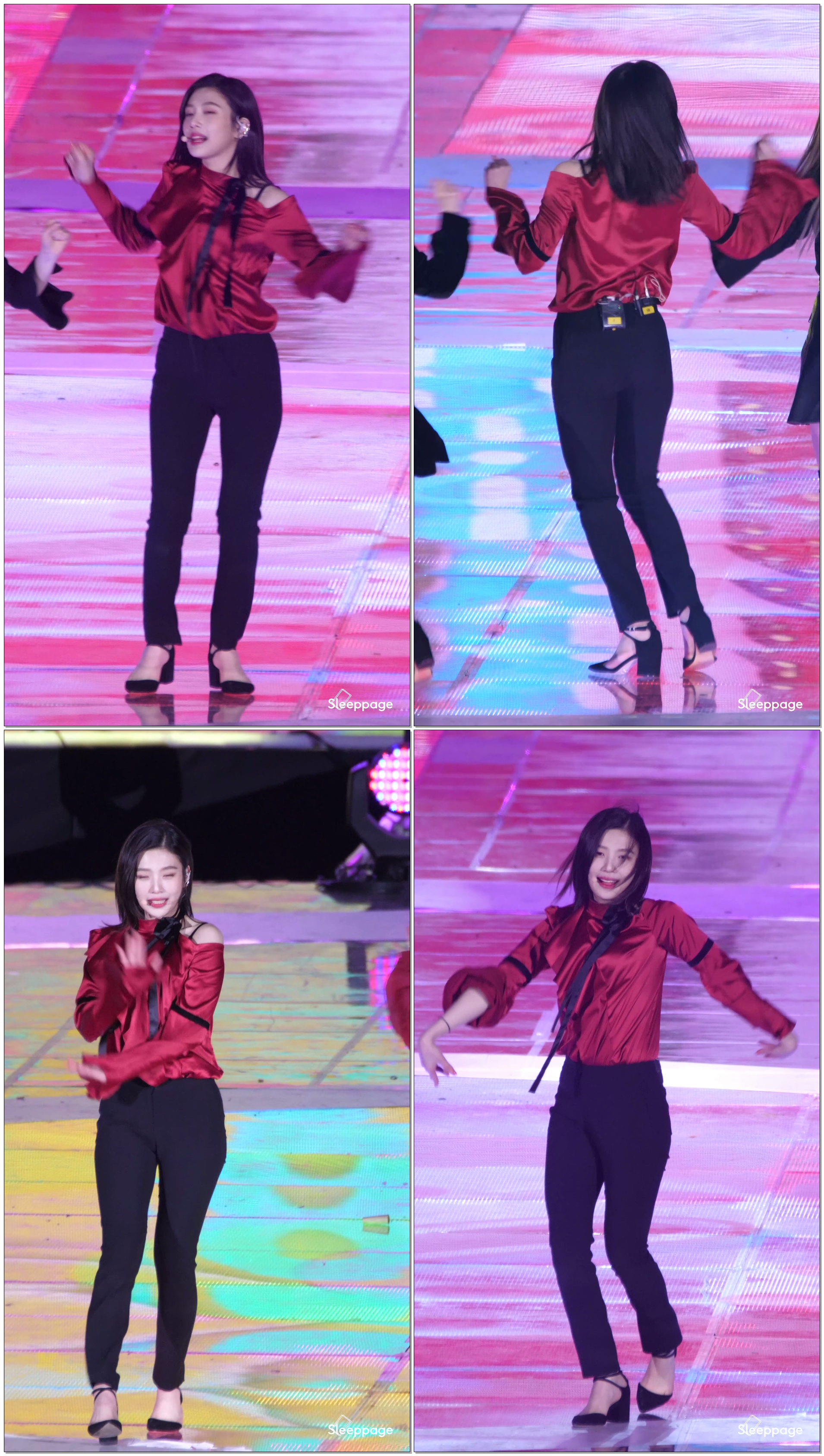 171104 레드벨벳 Redvelvet 빨간맛 Red flavor 조이 Joy @ 드림콘서트 in 평창 By Sleeppage
