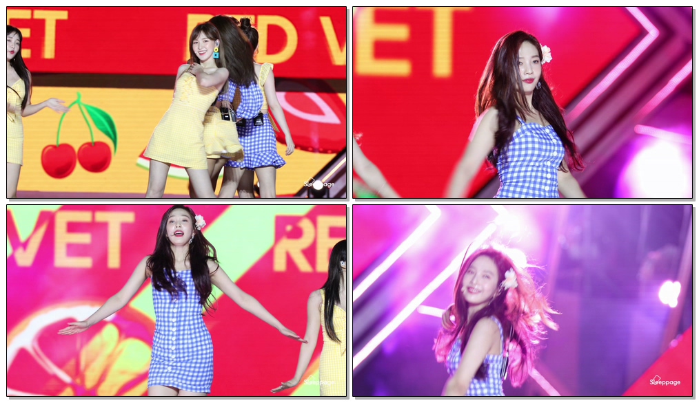 [4K] 180902 레드벨벳 REDVELVET 빨간맛 RED FLAVOR 조이 JOY @ SKY FESTIVAL By Sleeppage