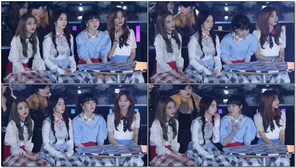 161226 레드벨벳 (Red Velvet) 빅뱅무대소개멘트중 대기 [조이,아이린,웬디,슬기] Joy, Irene 직캠 Fancam (2016 가요대전) by Mera