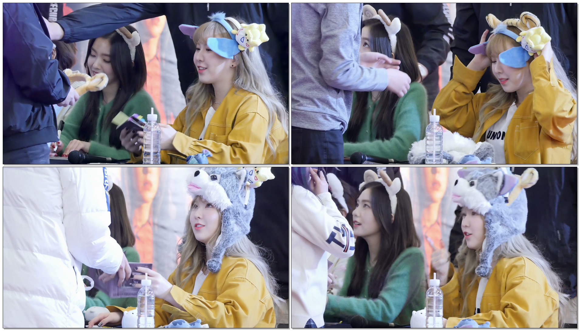 171123 웬디 Wendy 01 _ 팬에게 핫팩 건네는 웬디 (feat. 아이린 Irene) 레드벨벳 팬싸인회 Red Velvet FanSign Event _ 여의도