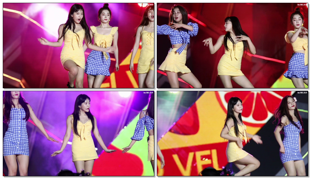 4K 180902 레드벨벳 (Red Velvet) '빨간맛' (Red Flavor) 예리 Yeri 직캠 Fancam @인천공항 스카이 페스티벌 by 팔도조선