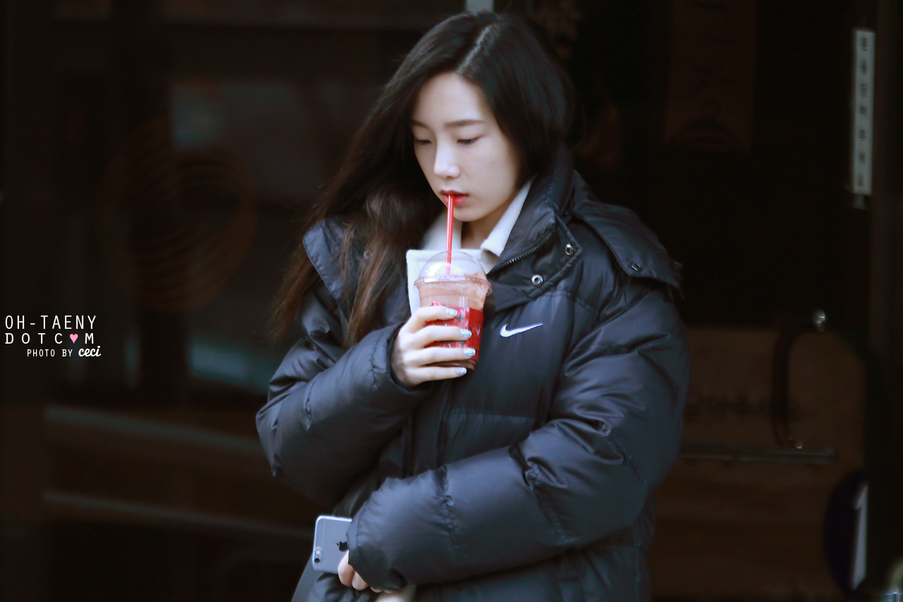 141219 뮤직뱅크 출근 태연 직찍 by 오태니