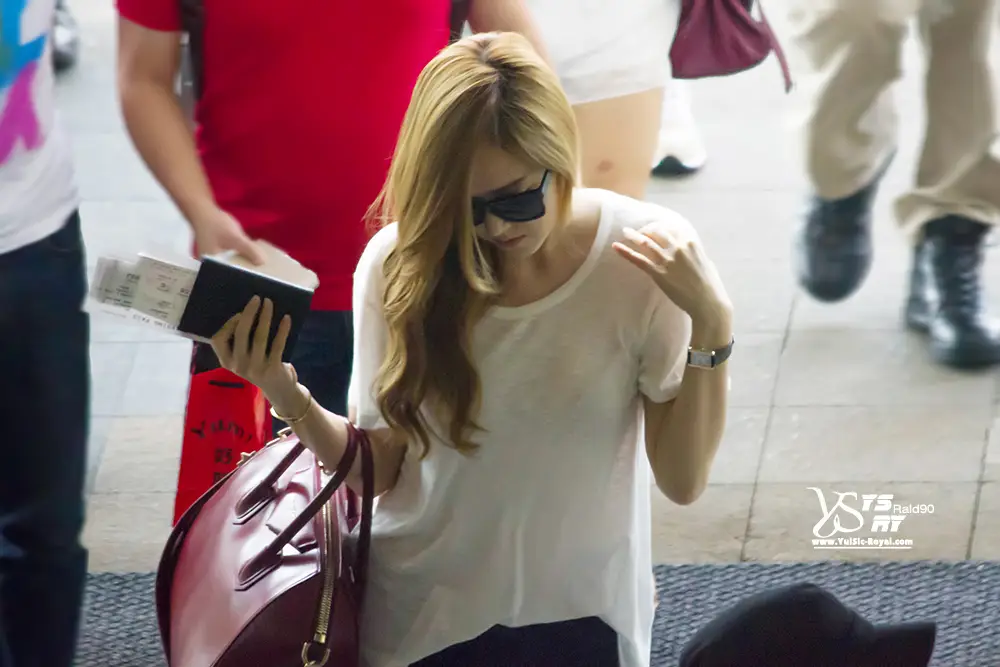 130722 타이페이 쑹산공항 출국 제시카 by YS