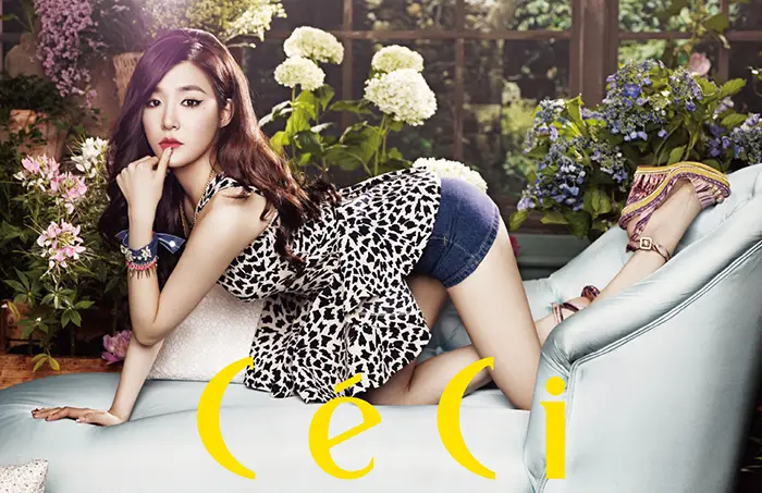 Ceci 2013년 8월호에 티파니 표지 + 화보 미리보기 두장