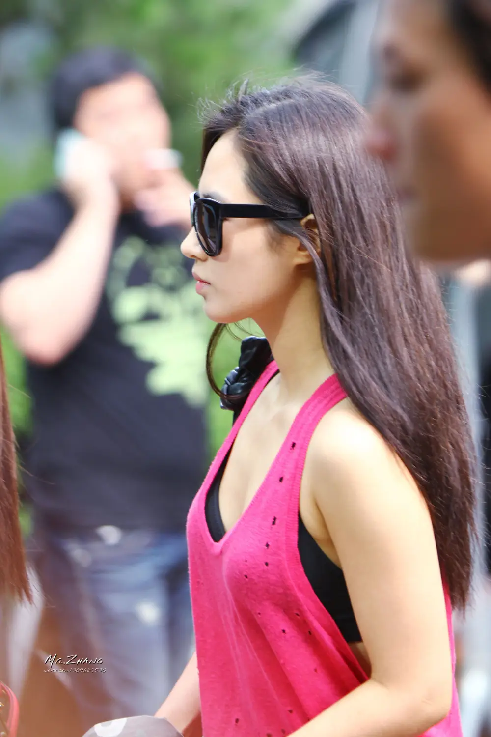 130705 뮤직뱅크 출근길 유리 by nakus32, Cuicui, 별가루, Mr. Zhang