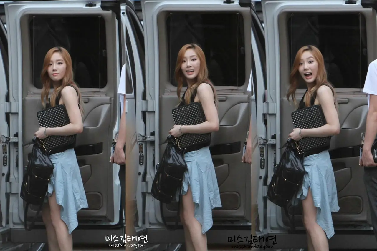 130705 KBS 뮤직뱅크 출퇴근길 태연 by Oh-TaeNy Ceci, Mr. Zhang, nakus32, 별가루, SamYang